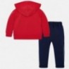 Mayoral 3807-79 Dres bluza i spodnie dziewczęcy czerwony