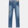 Mayoral 6503-70 Spodnie długie jeans dla dziewczynki Niebieskie