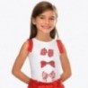 Mayoral 3021-90 Koszulka dziewczęca na ramiączkach czerwona
