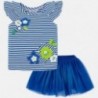 Mayoral 3960-48 Komplet bluzka i spódnica dziewczęcy Niebieski