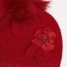Komplet czapka komin rękawiczki dla dziewczynki Mayoral 10699-28 Czerwony