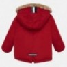 Parka kurtka zimowa z kapturem dla chłopca Mayoral 2450-48 Czerwony