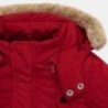 Parka kurtka zimowa z kapturem dla chłopca Mayoral 2450-48 Czerwony