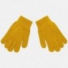 Rękawiczki z pięcioma palcami gładkie dla chłopca Mayoral 10687-43 Karmel