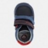 Buty ze skóry przejściowe na rzepy dla chłopaka Mayoral 42048-57 Niebieski
