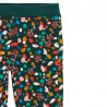 Elastyczne spodnie bawełniane dla dziewczynki Boboli 208066-9179 kolorowe