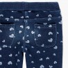Spodnie dresowe bawełniane dla dziewczynki Boboli 238115-9201 niebieski