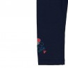 Elastyczne legginsy z bawełny dla dziewczynki Boboli 298032-2440 granat