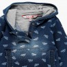 Bawełniana bluza z kapturem dla chłopca Boboli 338060-9173 granat