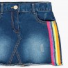 Dżinsowa elastyczna spódnica dla dziewczynki Boboli 408013-BLUE-S niebieski