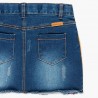 Dżinsowa elastyczna spódnica dla dziewczynki Boboli 408013-BLUE-M niebieski