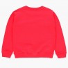 Bawełniana bluza z cekinami dla dziewczynki Boboli 418148-3548-M czerwony