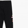 Elastyczne legginsy bawełniane dla dziewczynki Boboli 428071-890-M czarny