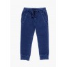 Bawełniane spodnie dresowe dla chłopca Boboli 528162-BLUE-S niebieski