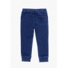 Bawełniane spodnie dresowe dla chłopca Boboli 528162-BLUE-M niebieski