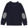 Sweter w serek w romby dla chłopca Boboli 718231-2440 granat