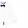 Koszula elegancka z muchą z długim rękawem dla chłopca Boboli 718028-1100 biały