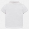 Mayoral 1108-40 Koszulka polo z krótkim rękawem dziewczęca biała