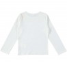 iDO Bluzka bawełniana z długim rękawem dla dziewczynek K930-0112 krem