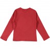 iDO Bluzka bawełniana z długim rękawem dla dziewczynek K930-2536 czarwony
