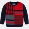Sweter elegancki dla chłopca Mayoral 4309-80 Granatowy