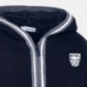 Sweter z kapturem ocieplany trykot na podszewce dla chłopca Mayoral 4323-11 Granatowy