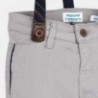 Spodnie eleganckie z szelkami chłopięce Mayoral 4522-26 szary