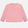 Sweter z haftem dla dziewczynki Mayoral 2312-65 różowy