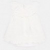 Sukienka elegancka dla dziewczynek Mayoral 1876-72 Kremowy