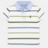 Koszulka polo w paski dla chłopca Mayoral 1151-75 biała