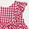 Sukienka w kratkę dla dziewczynki Mayoral 1938-56 Czerwony