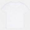 Koszulka z krótkim rękawem chłopięca Mayoral 3070-66 Biały