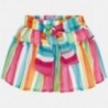 Spódnico spodnie w paski dla dziewczynek Mayoral 3281-7 kolorowe