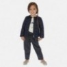 Spodnie długie w groszki dla dziewczynki Mayoral 3540-23 Granat
