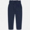 Spodnie długie w groszki dla dziewczynki Mayoral 3540-23 Granat