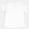 Koszulka z krótkim rękawem dziewczęca Mayoral 6013-27 Biały