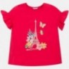 Koszulka z krótkim rękawem dziewczęca Mayoral 6013-28 Czerwony