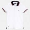 Koszulka polo dla chłopca Mayoral 6143-80 biały