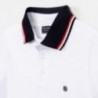Koszulka polo dla chłopca Mayoral 6143-80 biały