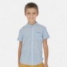 Koszula na stójce dla chłopca Mayoral 6148-23 Błękitny