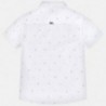 Koszula z krótkim rękawem chłopięca Mayoral 6152-53 Biały