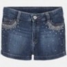 Szorty jeansowe dziewczęce Mayoral 6253-53 Granatowy