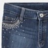Szorty jeansowe dziewczęce Mayoral 6253-53 Granatowy