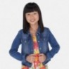 Kurtka jeans dla dziewczynki Mayoral 6461-43 Niebieski