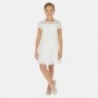Sukienka elegancka dla dziewczynek Mayoral 6976-37 Biały