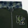 Bluza z kapturem dla chłopca Mayoral 7449-35 zielona