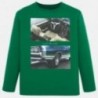 Koszulka bawełniana dla chłopca Mayoral 7021-16 zielona