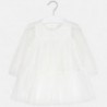 Sukienka tiulowa dla dziewczynek Mayoral 3920-28 Kremowy