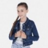 Kurtka jeans dziewczęca Mayoral 6461-44 Granatowy