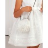 Elegancka torebka z frędzelkami dla dziewczynki Abel & Lula 5436-71 biała